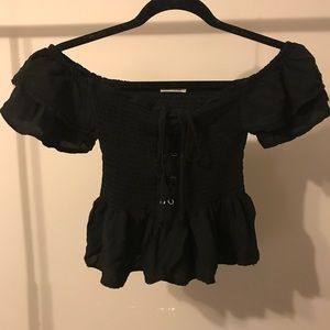 Black Crop Top